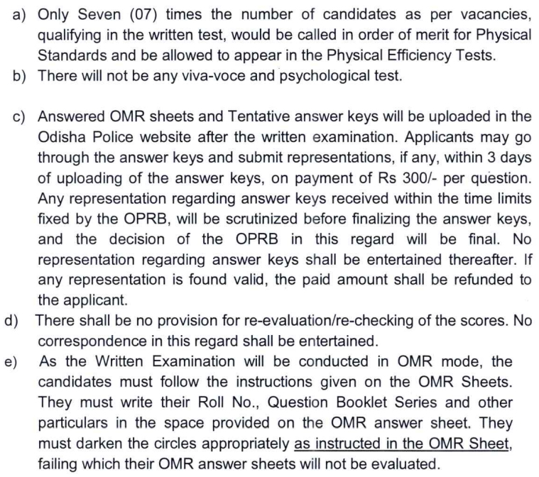 Odisha Police SI Recruitment 2025