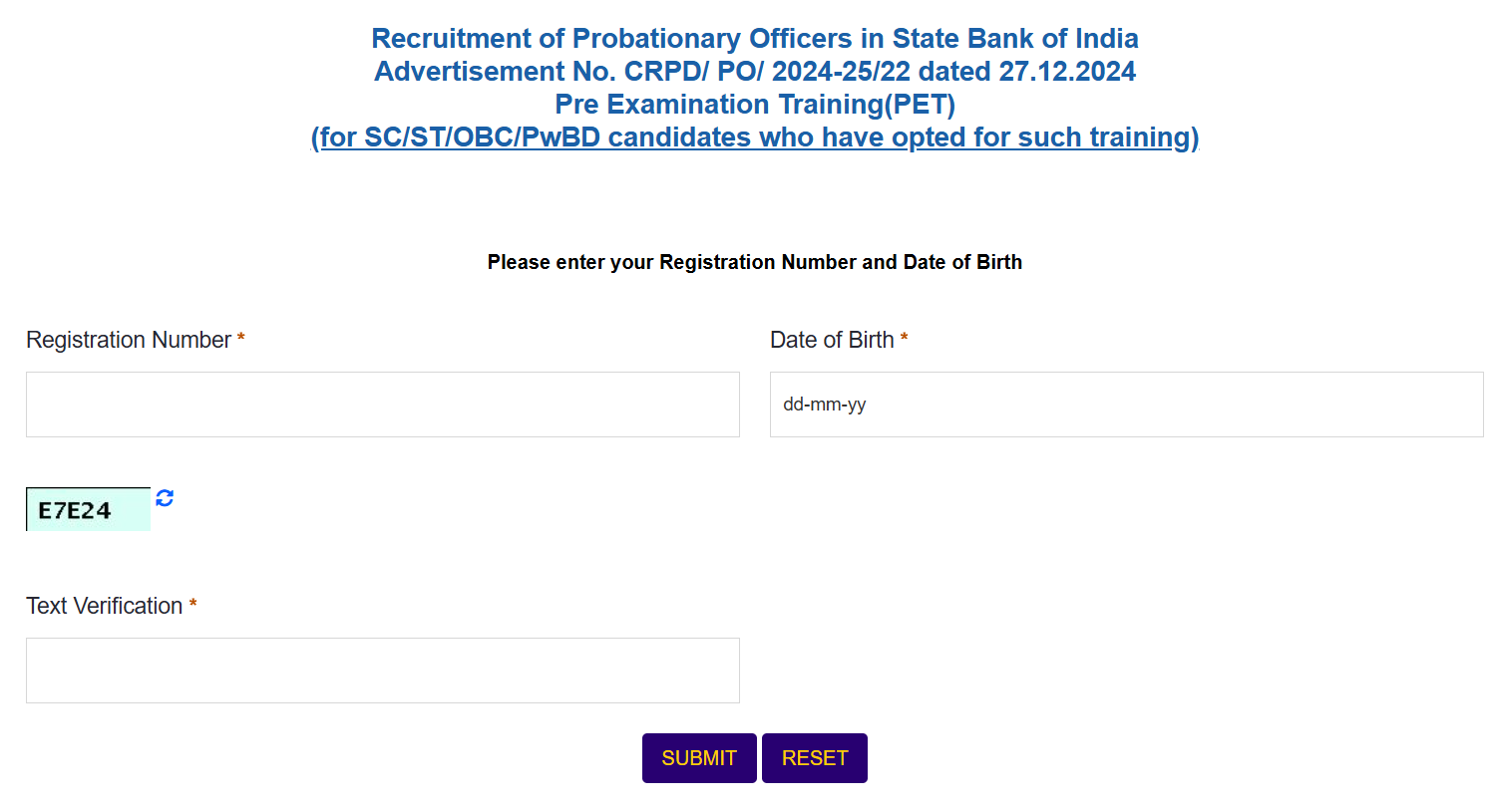 SBI PO Admit Card 2025