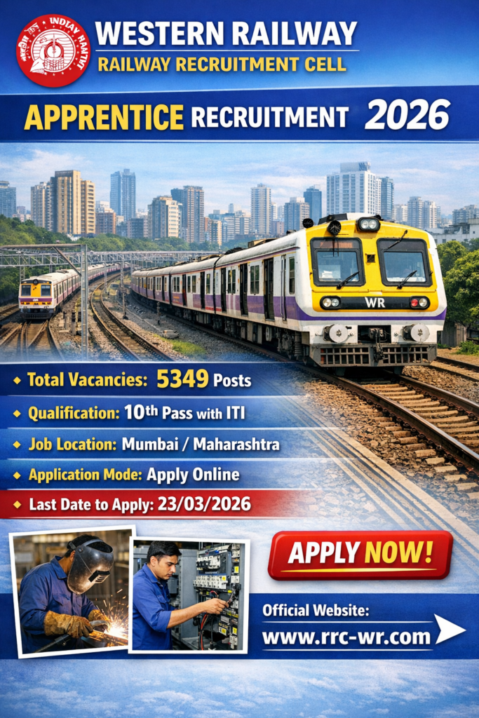 RRC WR Apprentice Recruitment 2026