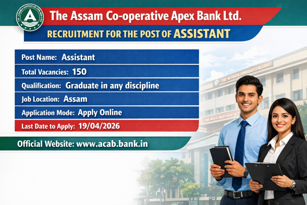 Assam Apex Bank Assistant Recruitment 2026