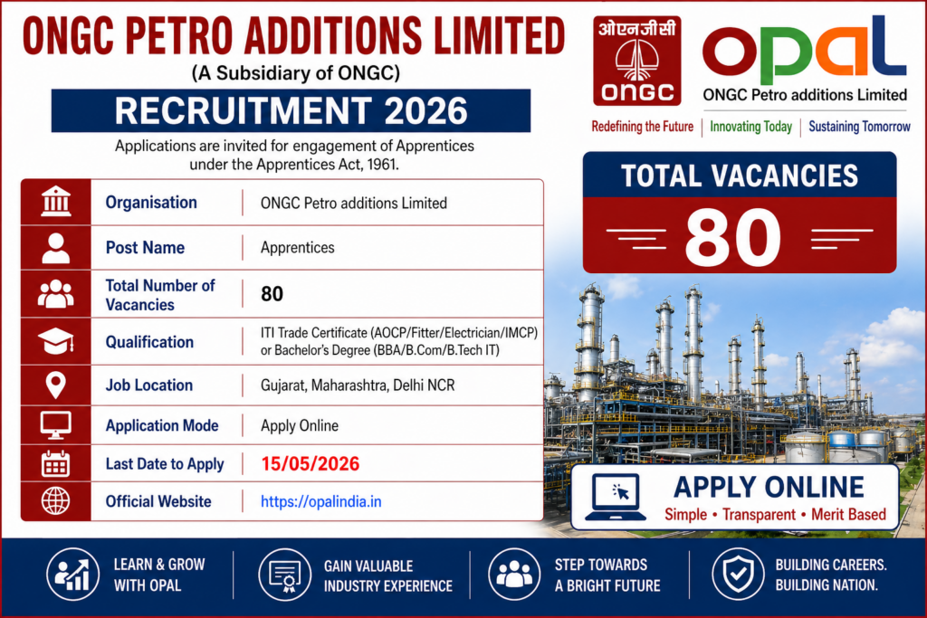 OPal Apprentice Recruitment 2026