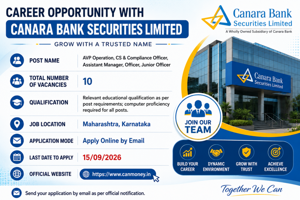 CBSL Recruitment 2026