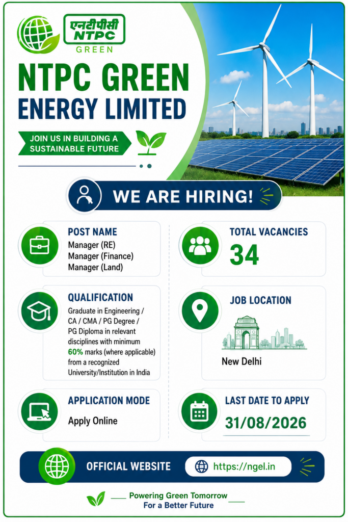 NGEL Manager Recruitment 2026
