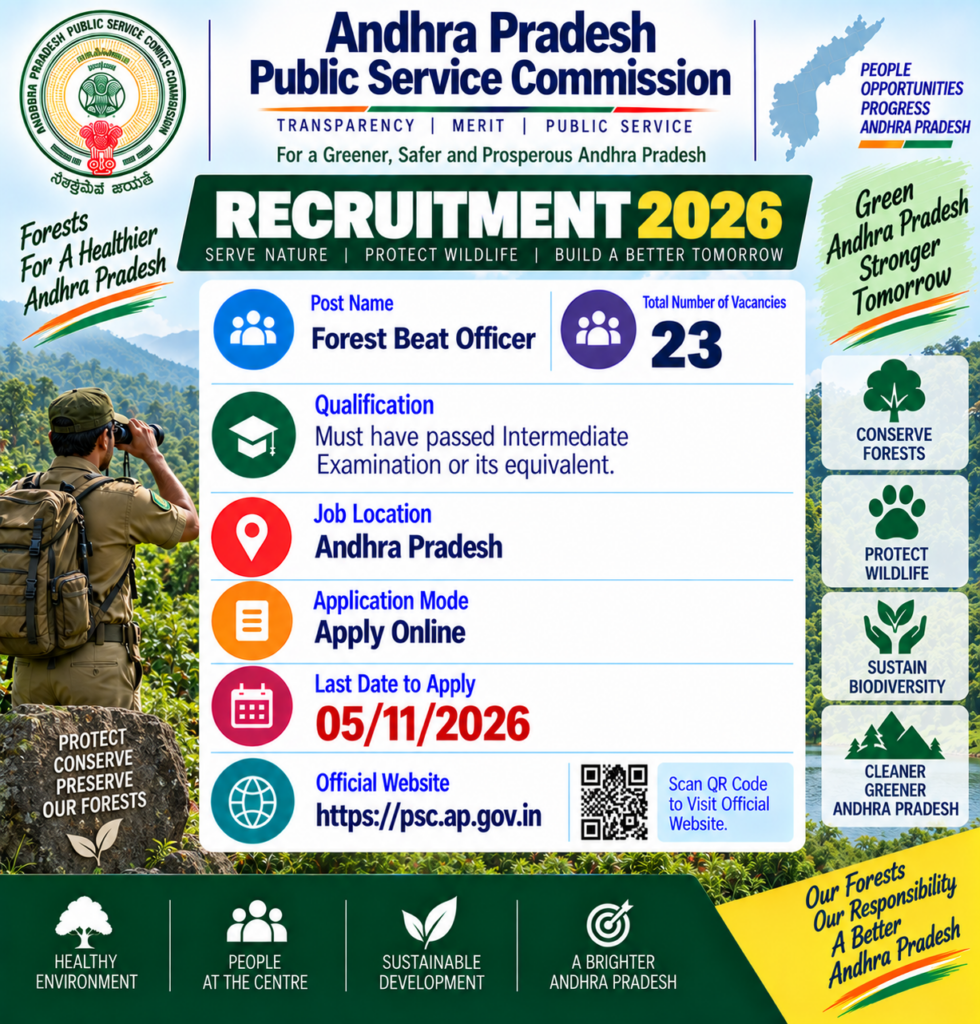 APPSC Forest Beat Officer Recruitment 2026