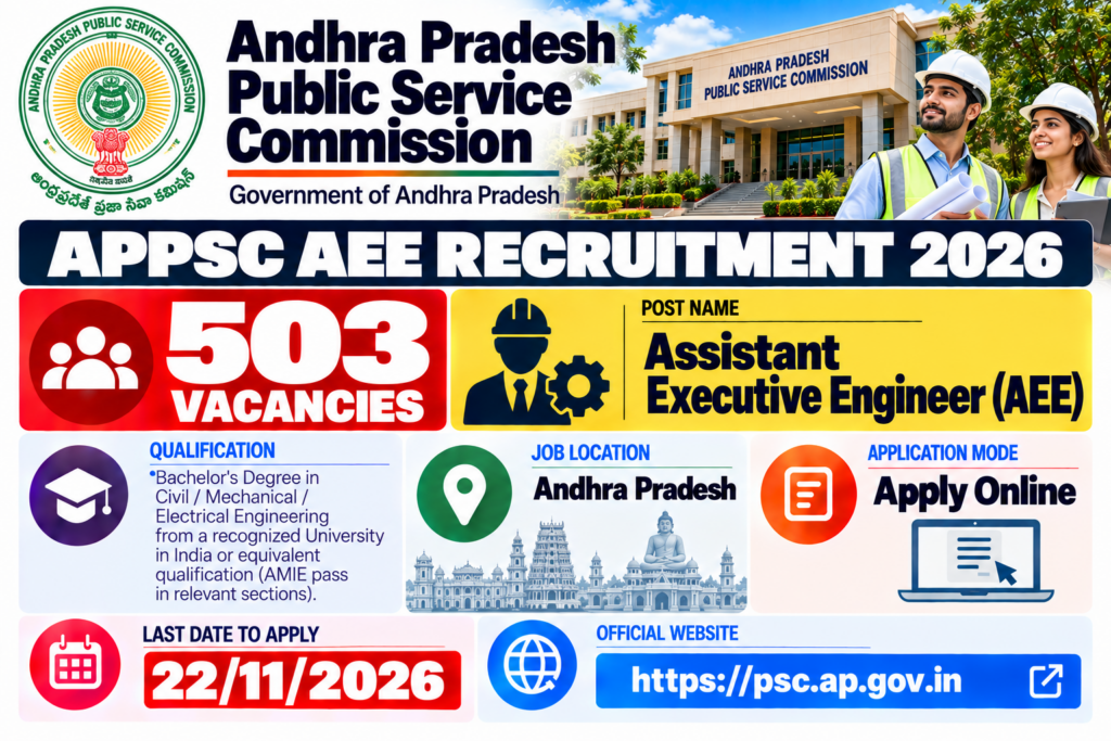 APPSC AEE Recruitment 2026