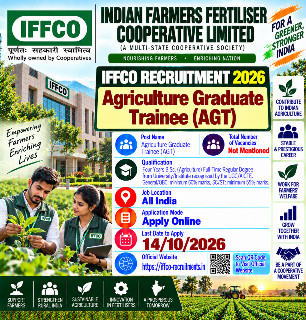 IFFCO AGT Recruitment 2026